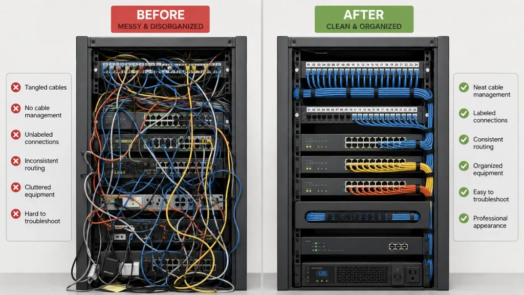 Tech Setup & Cable Management